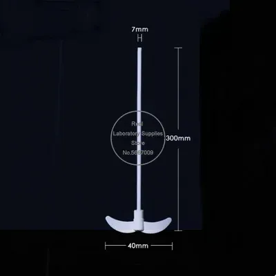 Agitateur à palette pliable en PTFE, 250 à 500 mm, 1 pièce, pour expériences de laboratoire scolaire 13