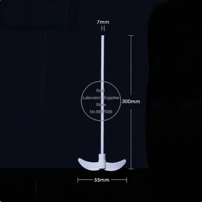 Agitateur à palette pliable en PTFE, 250 à 500 mm, 1 pièce, pour expériences de laboratoire scolaire 16