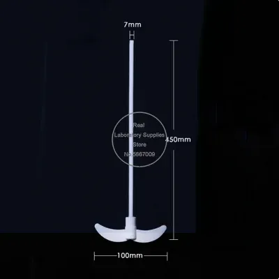 Agitateur à palette pliable en PTFE, 250 à 500 mm, 1 pièce, pour expériences de laboratoire scolaire 19