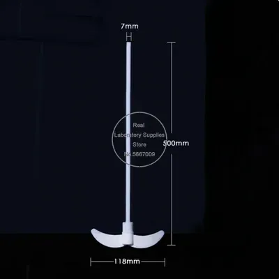 Agitateur à palette pliable en PTFE, 250 à 500 mm, 1 pièce, pour expériences de laboratoire scolaire 7