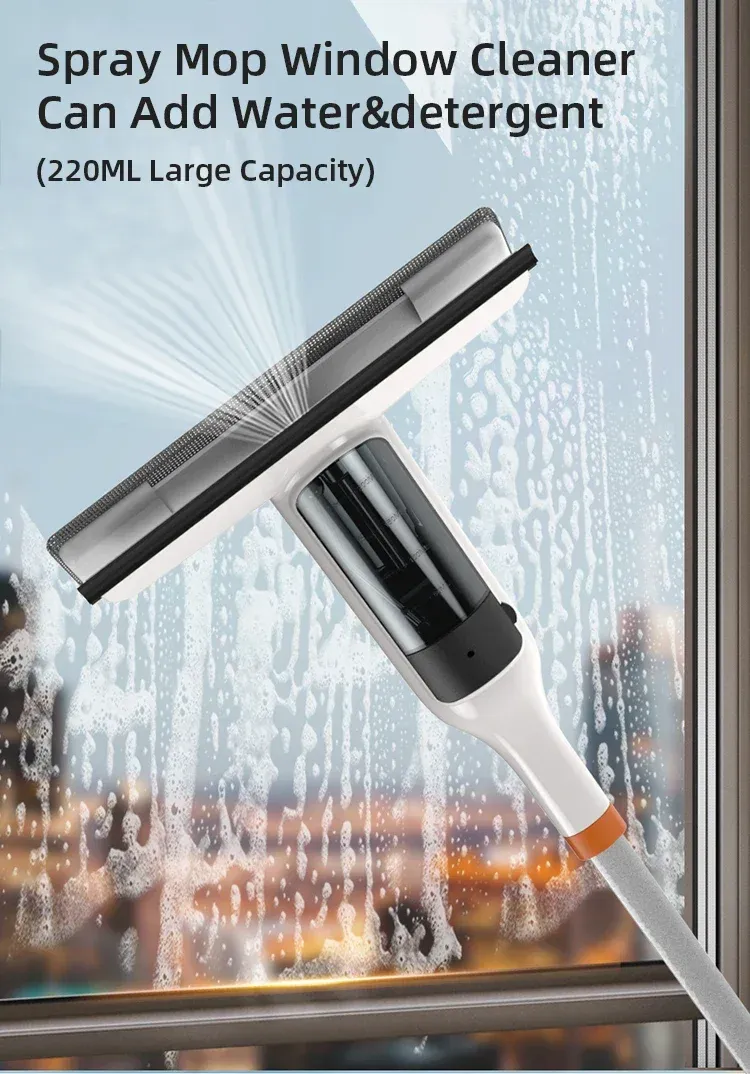 Outil de nettoyage double face pour vitres, vue d'ensemble