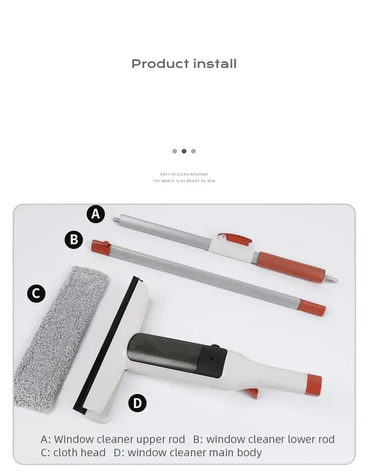 Outil de nettoyage de vitres, finition