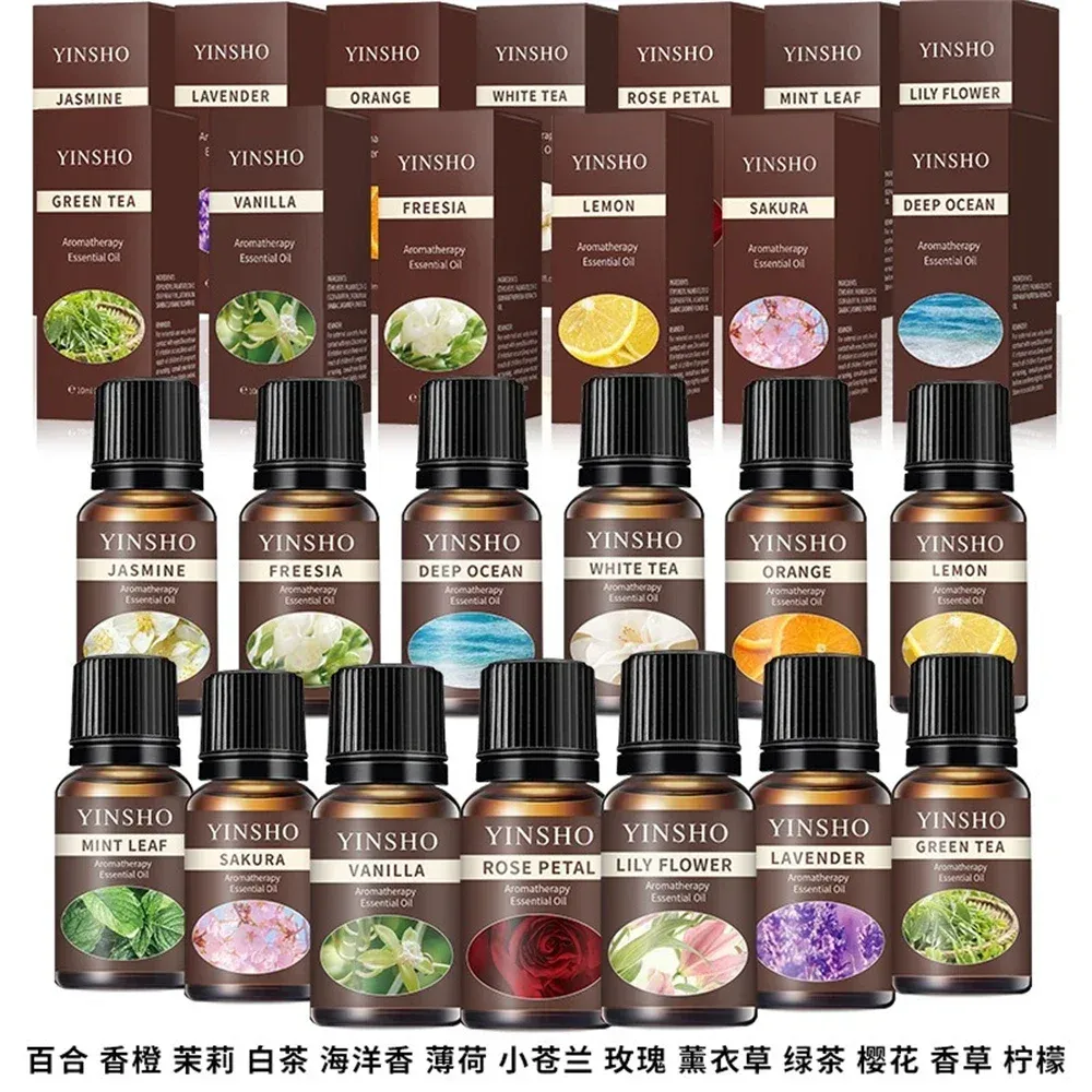 13 parfums d'huiles essentielles 10 ml pour diffuseur d'arômes, humidificateur d'air, maison, solubles dans l'eau, bricolage, spray désodorisant polyvalent, rafraîchisseur 3