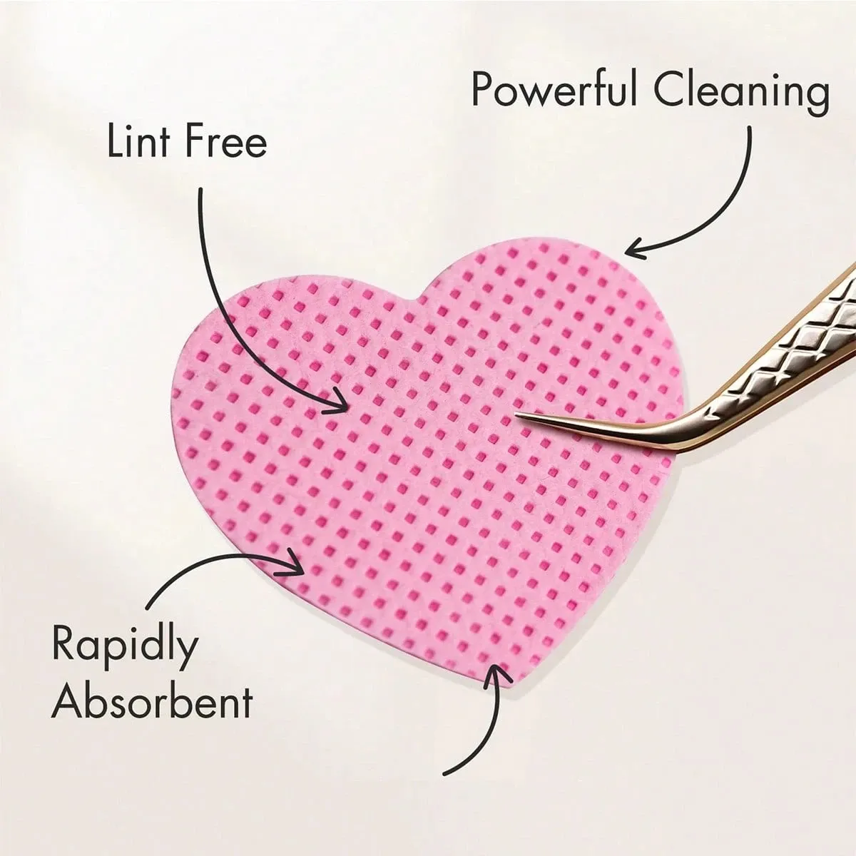 YIKOOLIN Lingettes sans peluche pour ongles et extensions de cils, 200 pièces, nettoyant non tissé pour colle et gel 3