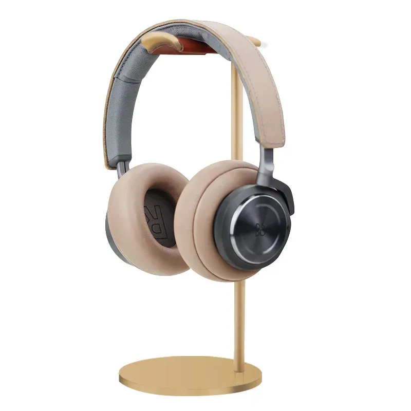 Support de casque incurvé en aluminium, support de casque de jeu en métal robuste avec base solide pour présentoir de bureau et de table 8