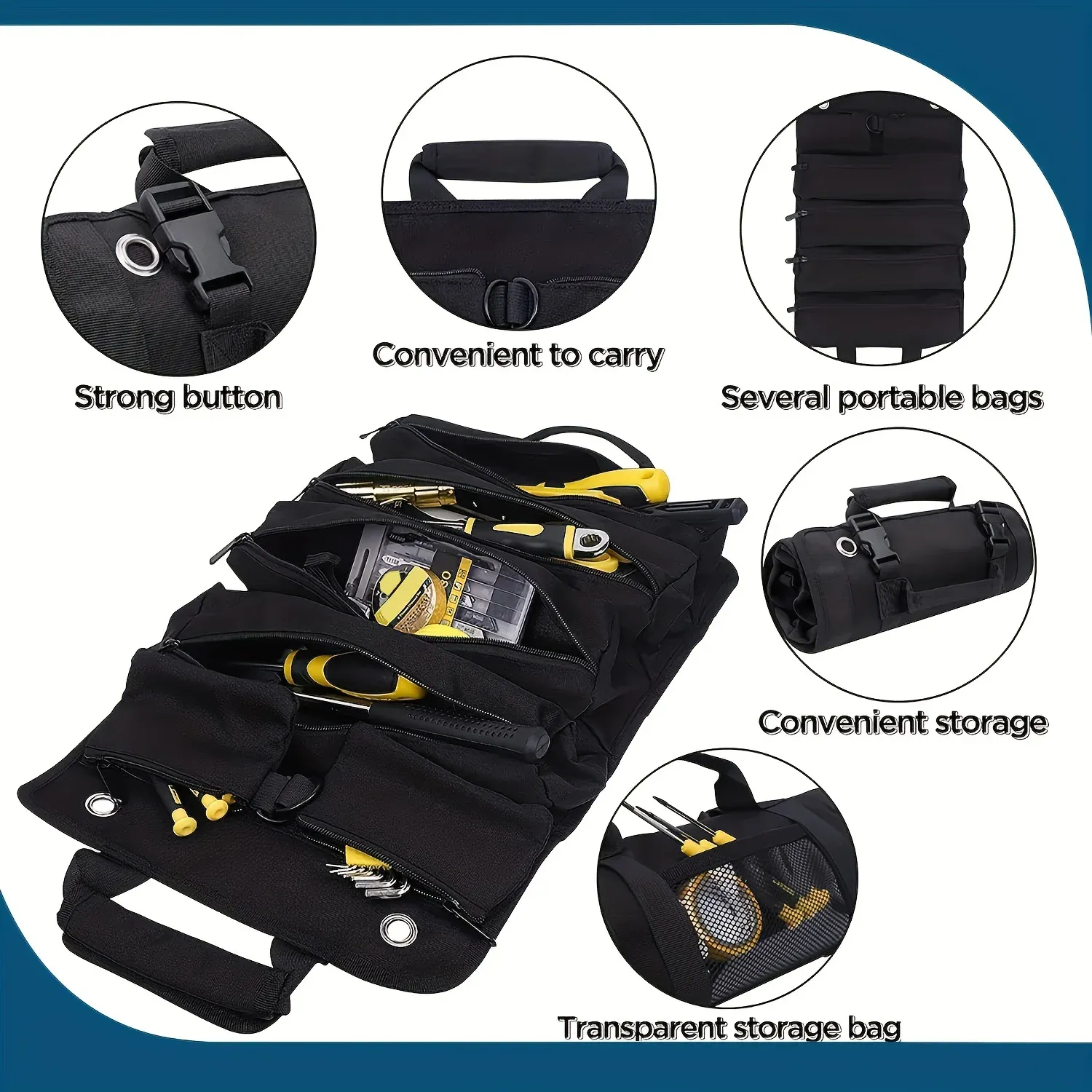 Pochettes détachables du sac à outils