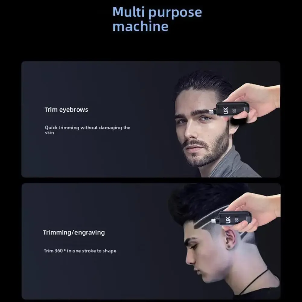 Tondeuse électrique portable pour le nez et les oreilles, mini tondeuse à sourcils rechargeable, indolore, pour hommes 4