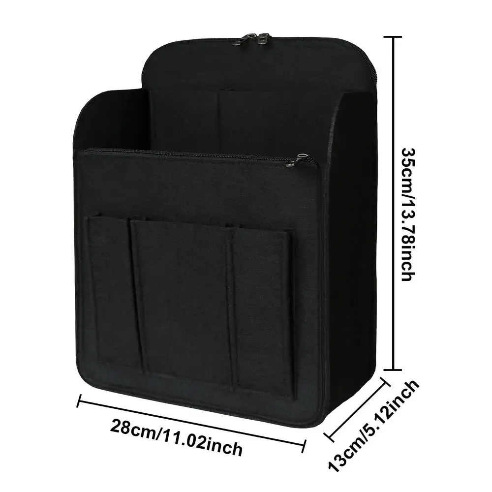 Organisateur de sac à dos, pochette de rangement portable à grande capacité, pochette multi-poches pour sac à dos, pochette de rangement pour cosmétiques et téléphone 8