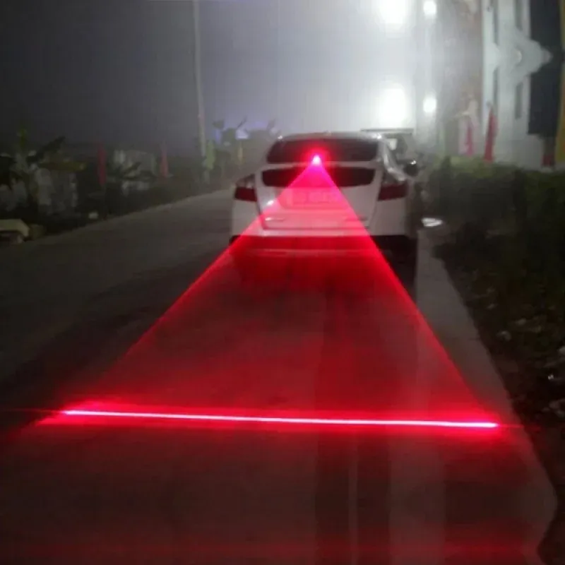 Feu antibrouillard arrière à LED laser pour véhicule, avec fonction anti-collision et feu de freinage 4