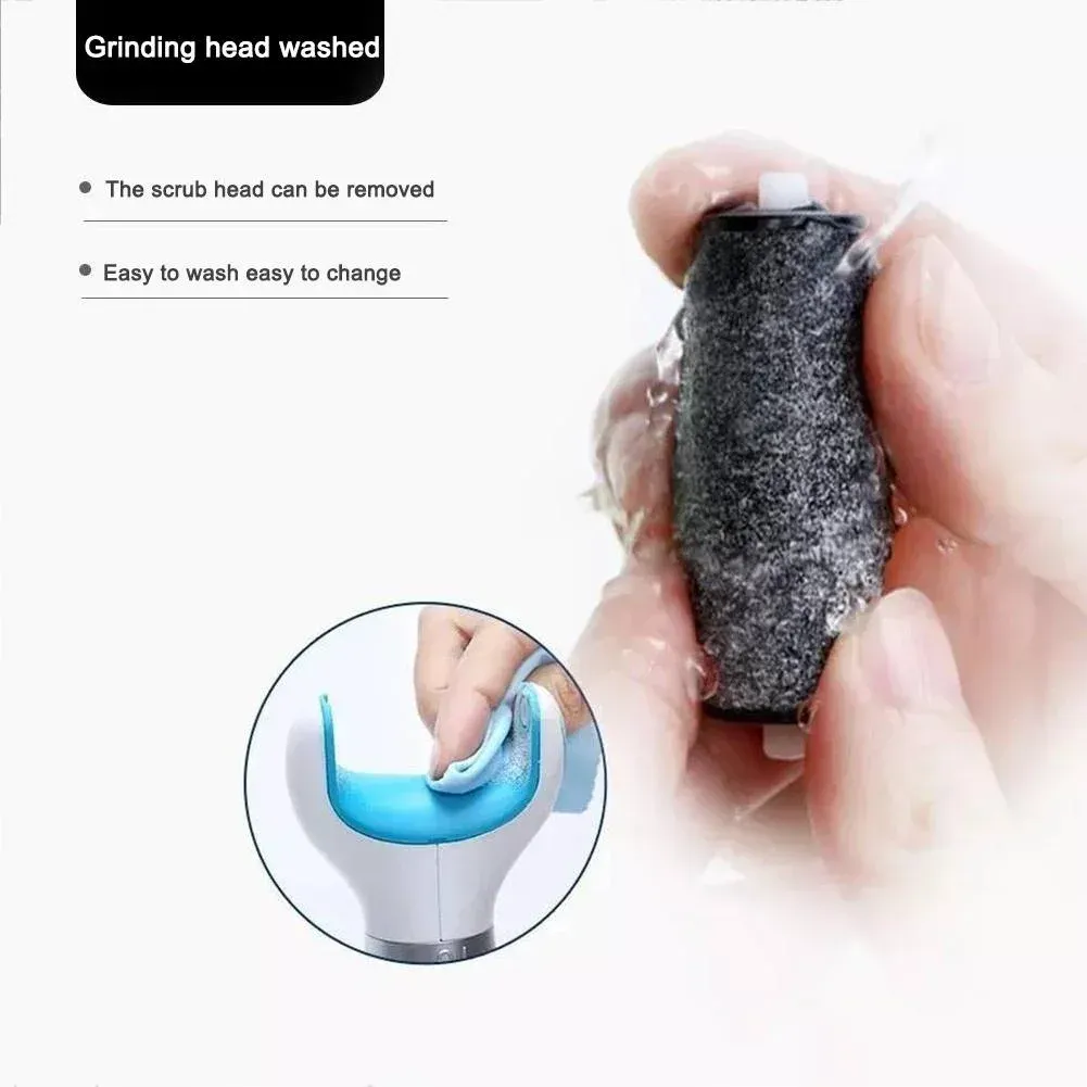 Pédicure électrique rechargeable : élimine les callosités et la peau morte pour des pieds doux et lisses 2