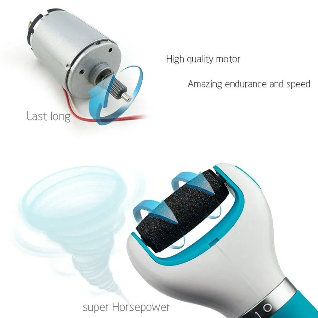 Pédicure électrique rechargeable : élimine les callosités et la peau morte pour des pieds doux et lisses 3