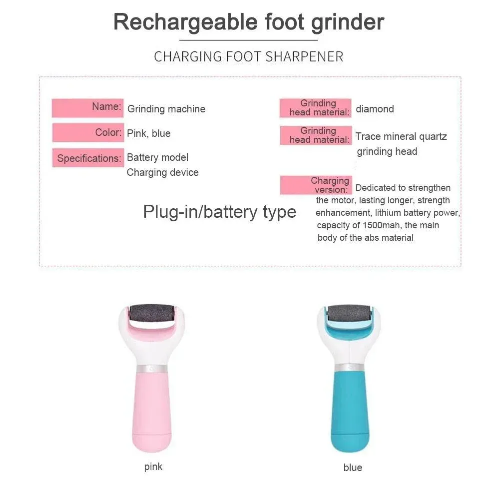 Pédicure électrique rechargeable : élimine les callosités et la peau morte pour des pieds doux et lisses 6