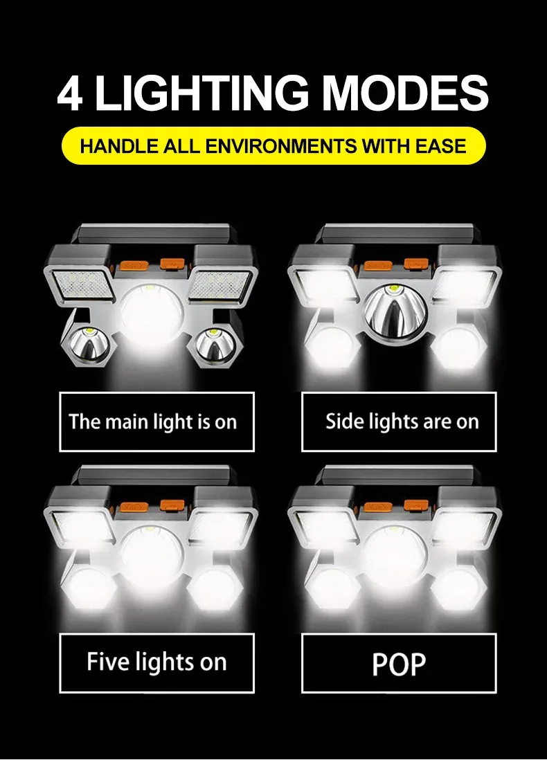 Lampe portable en contexte d'utilisation