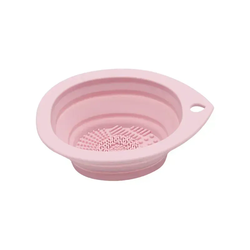 Bol de nettoyage pliable en silicone pour pinceaux de maquillage 10