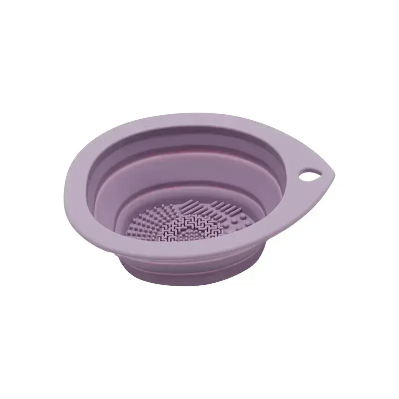Bol de nettoyage pliable en silicone pour pinceaux de maquillage 9