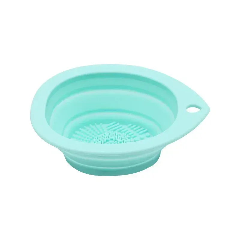 Bol de nettoyage pliable en silicone pour pinceaux de maquillage 8