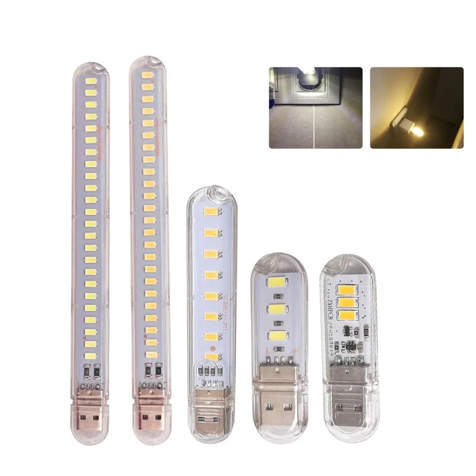 Mini lampe de lecture LED USB portable DC 5 V, ultra lumineuse, pour batterie externe, PC et ordinateur portable - Image 1