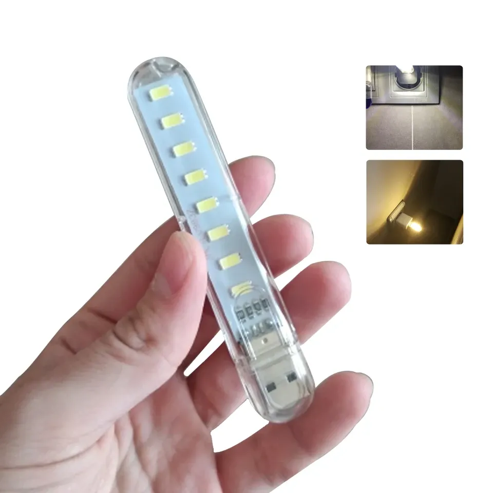 Détail de la lampe de lecture LED USB