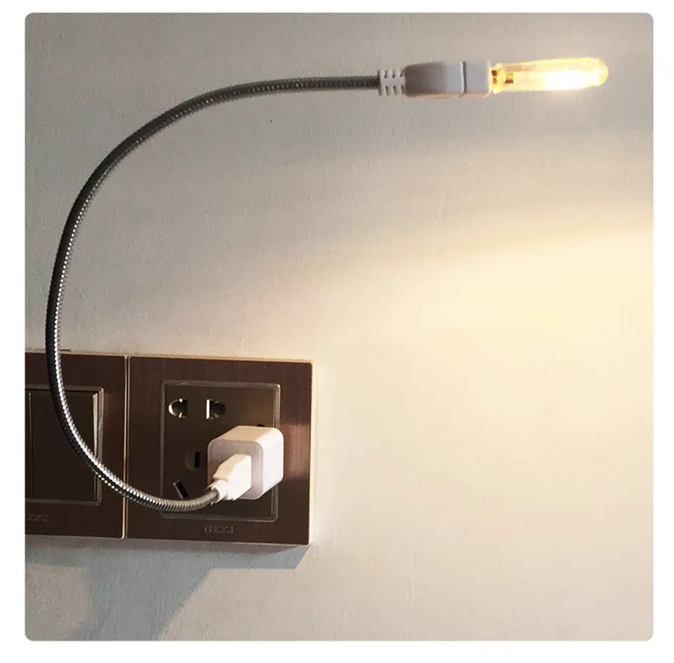Lampe de lecture LED USB dans un intérieur