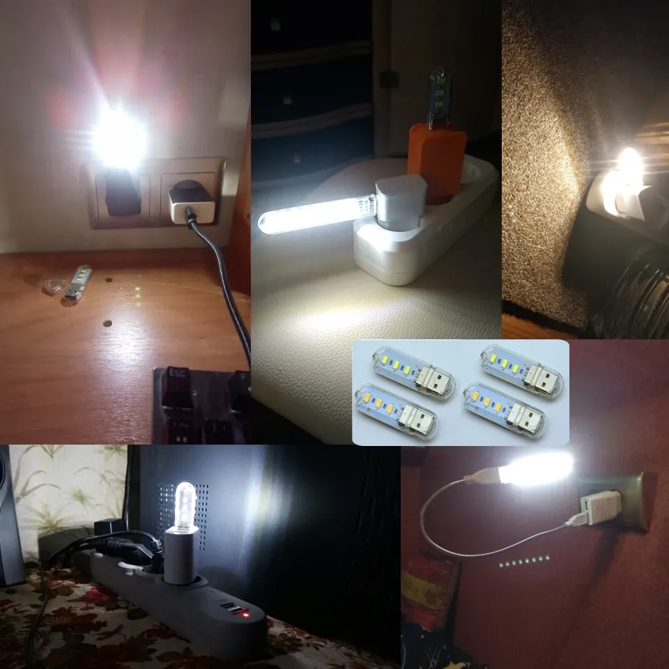 Lampe de lecture LED USB en utilisation
