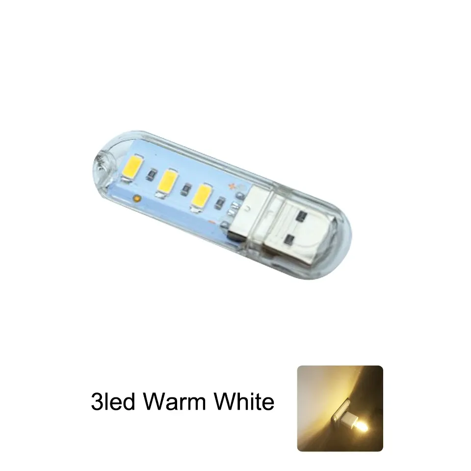 Mini lampe de lecture LED USB portable DC 5 V, ultra lumineuse, pour batterie externe, PC et ordinateur portable 13