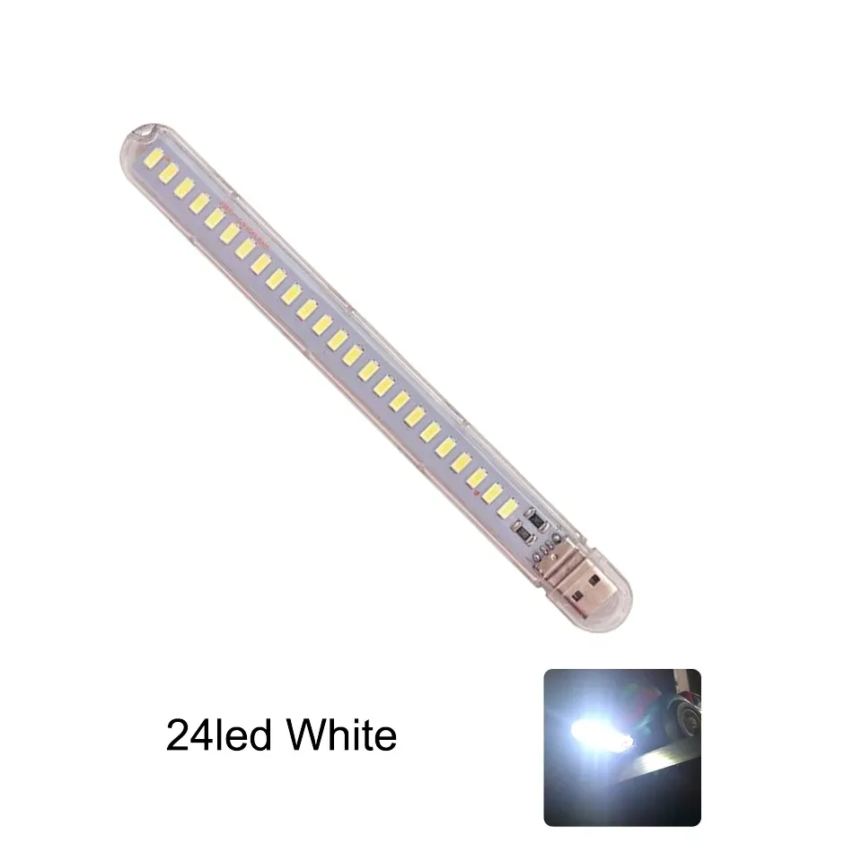 Mini lampe de lecture LED USB portable DC 5 V, ultra lumineuse, pour batterie externe, PC et ordinateur portable 7