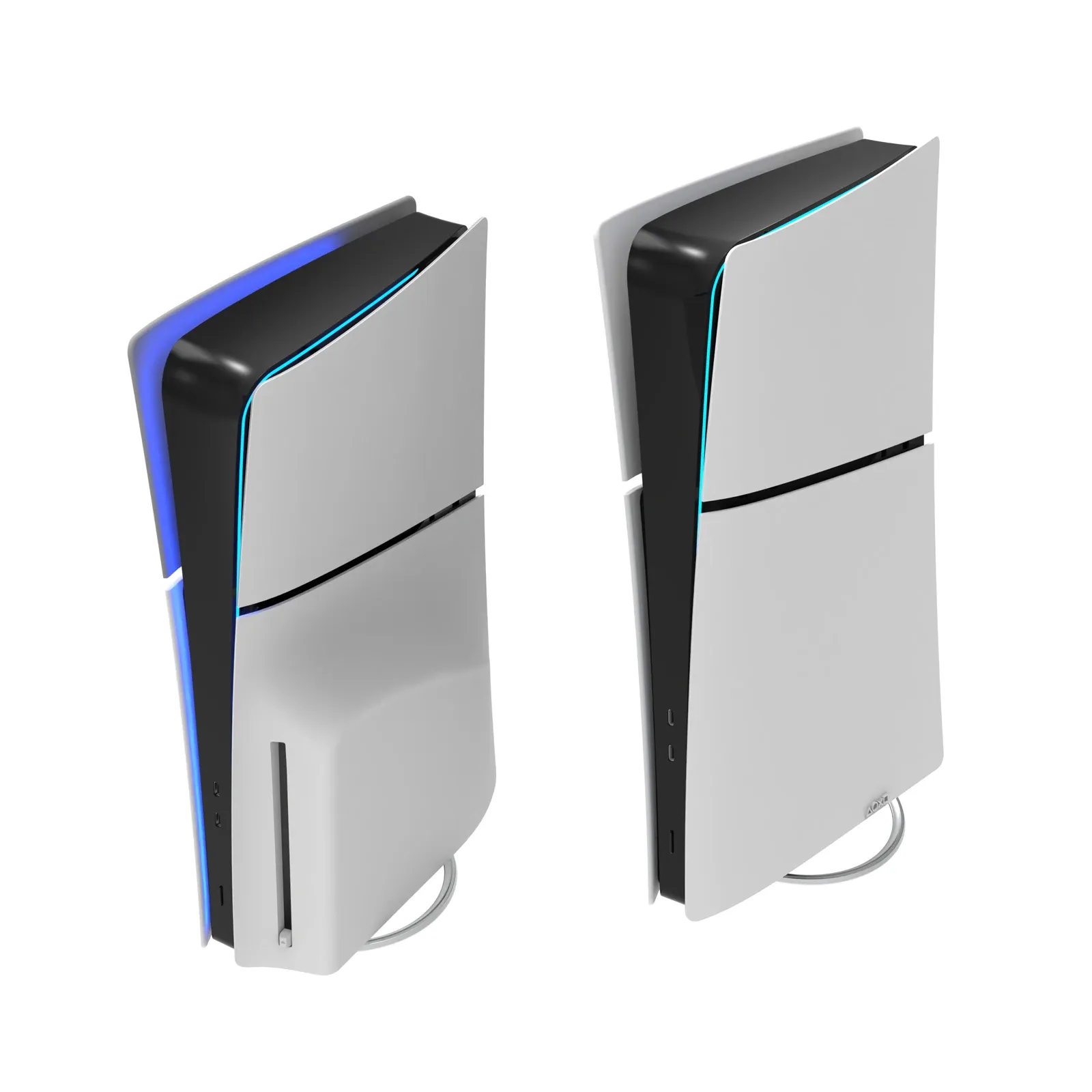 Support vertical en métal pour console PS5 Slim (édition disque et numérique), avec vis, support de base de remplacement 2