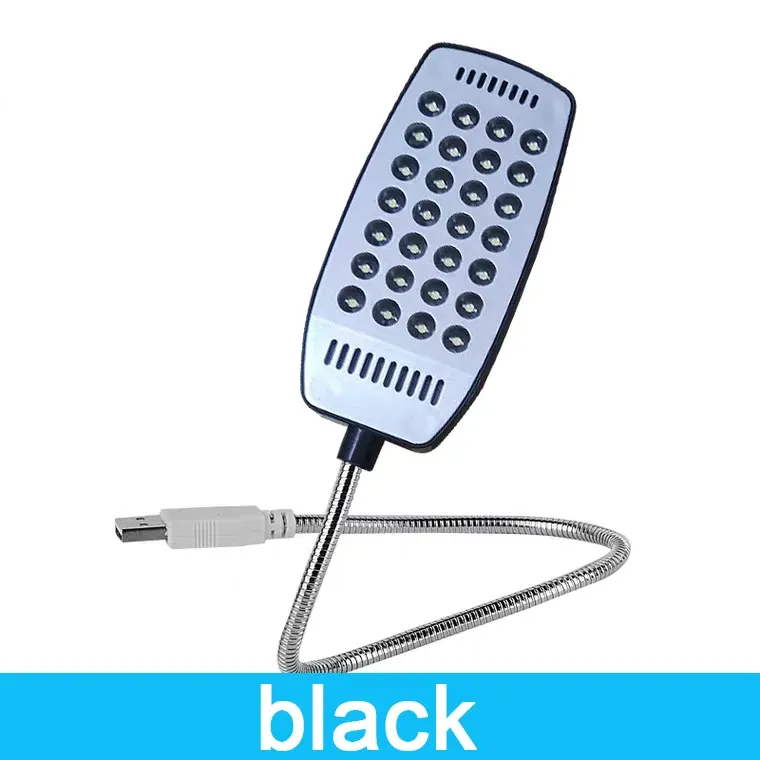 Lampe de lecture LED USB flexible 28 LED, lumière ultra lumineuse, lampe de table et de nuit pour ordinateur PC 11