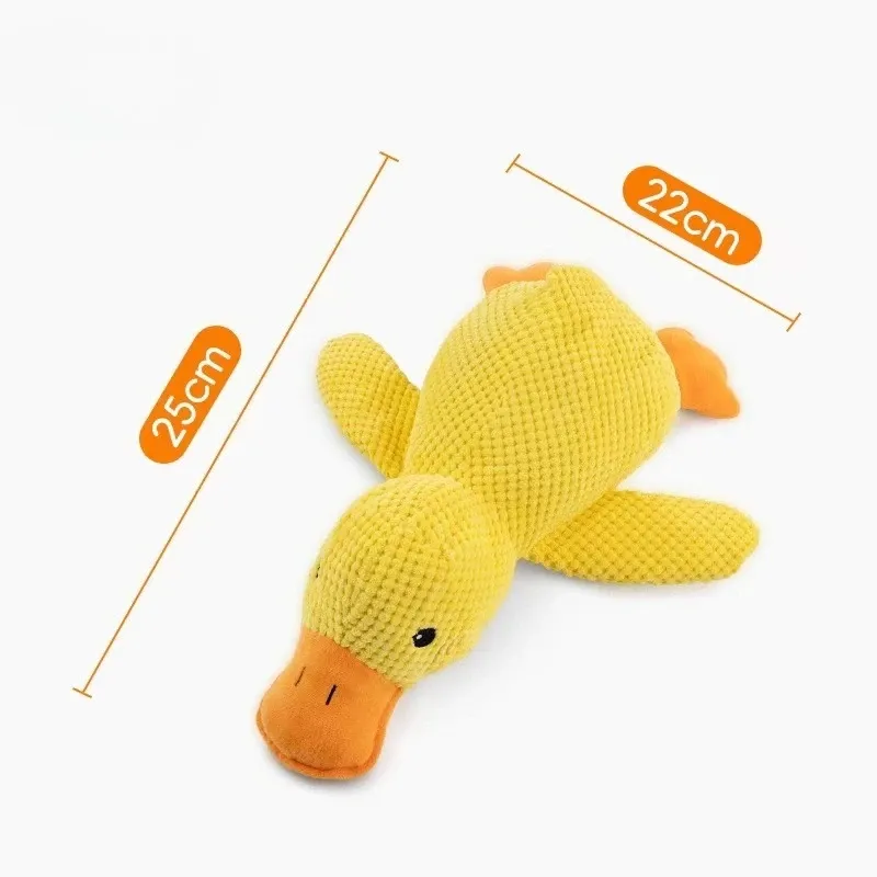 Jouet interactif en peluche à mâcher et couinant pour chats et chiens 8