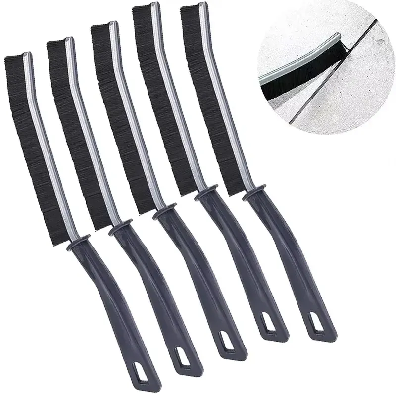 Brosse de nettoyage à poils durs pour vitres, joints de carrelage et interstices - Image 1