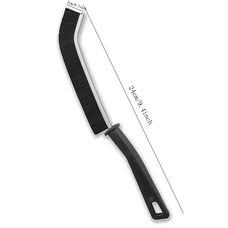 Brosse de nettoyage à poils durs pour vitres, joints de carrelage et interstices 2