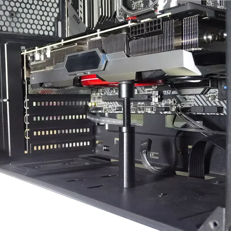 Support de carte graphique GPU en alliage d'aluminium, support anti-affaissement pour carte vidéo, support de montage GPU pour boîtier PC 2