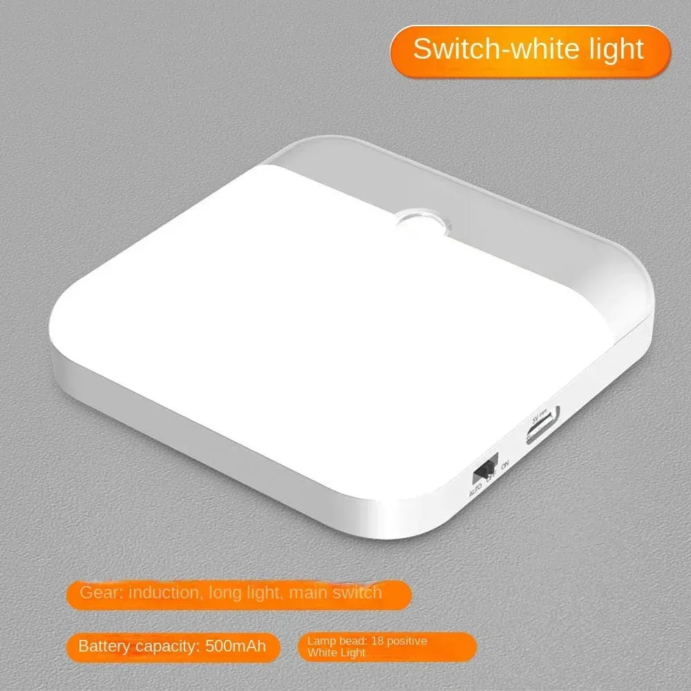 Veilleuse LED à détecteur de mouvement rechargeable USB pour cuisine, escaliers, couloir, placard et chambre 9
