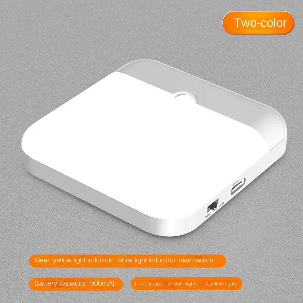 Veilleuse LED à détecteur de mouvement rechargeable USB pour cuisine, escaliers, couloir, placard et chambre 8