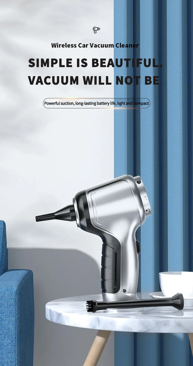 Aspirateur de voiture sans fil, présentation finale