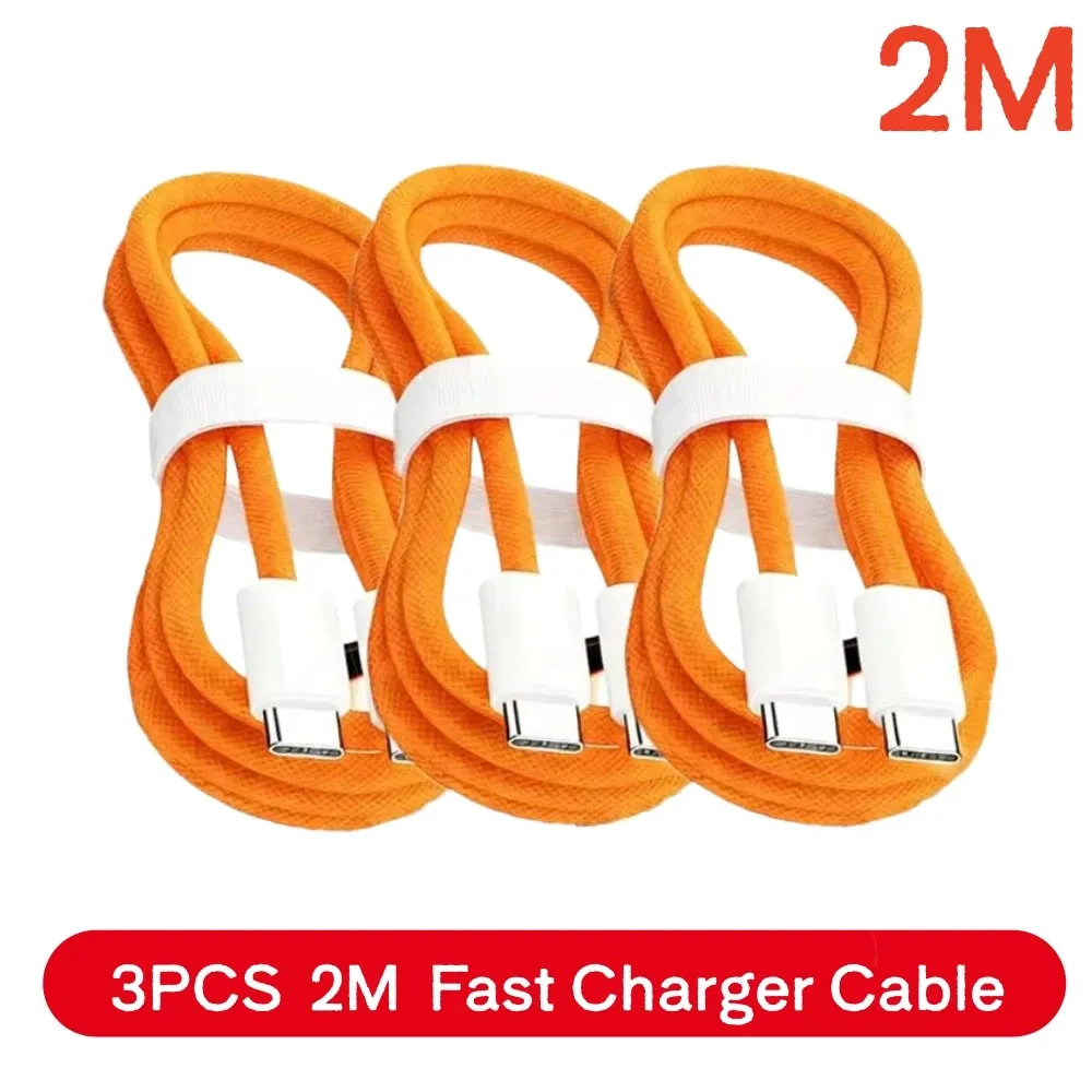 Lot de 3 câbles USB-C vers USB-C 240 W pour charge rapide, compatibles iPhone 15, 16 et 17, Samsung, Huawei et Xiaomi 9