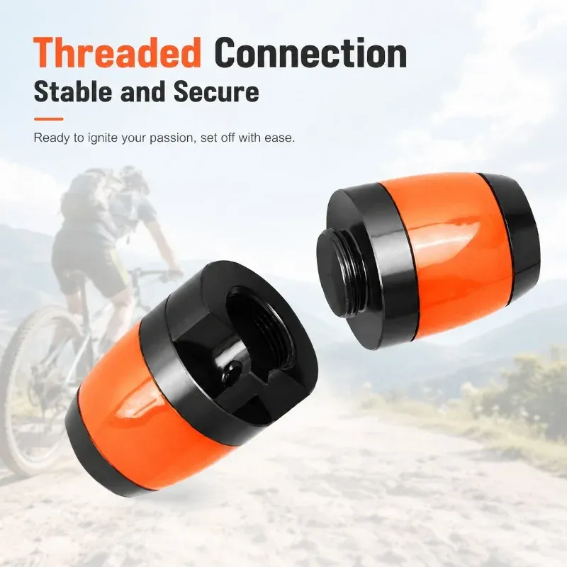 2 pièces - Clignotants LED intelligents pour guidon de vélo, étanches, pour VTT, lampe d'avertissement pour extrémité de guidon, rechargeables par USB, pour la nuit 5