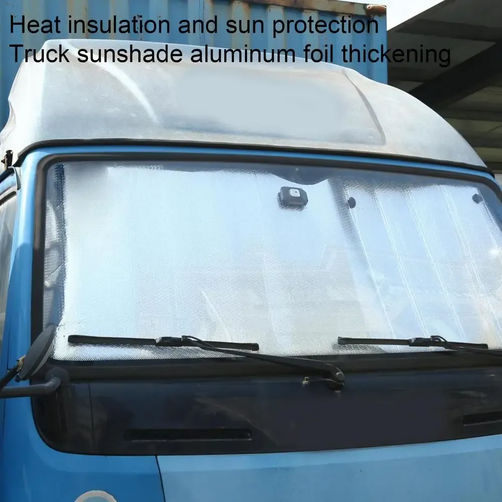 Pare-soleil pour pare-brise de camion, détail de l'ensemble