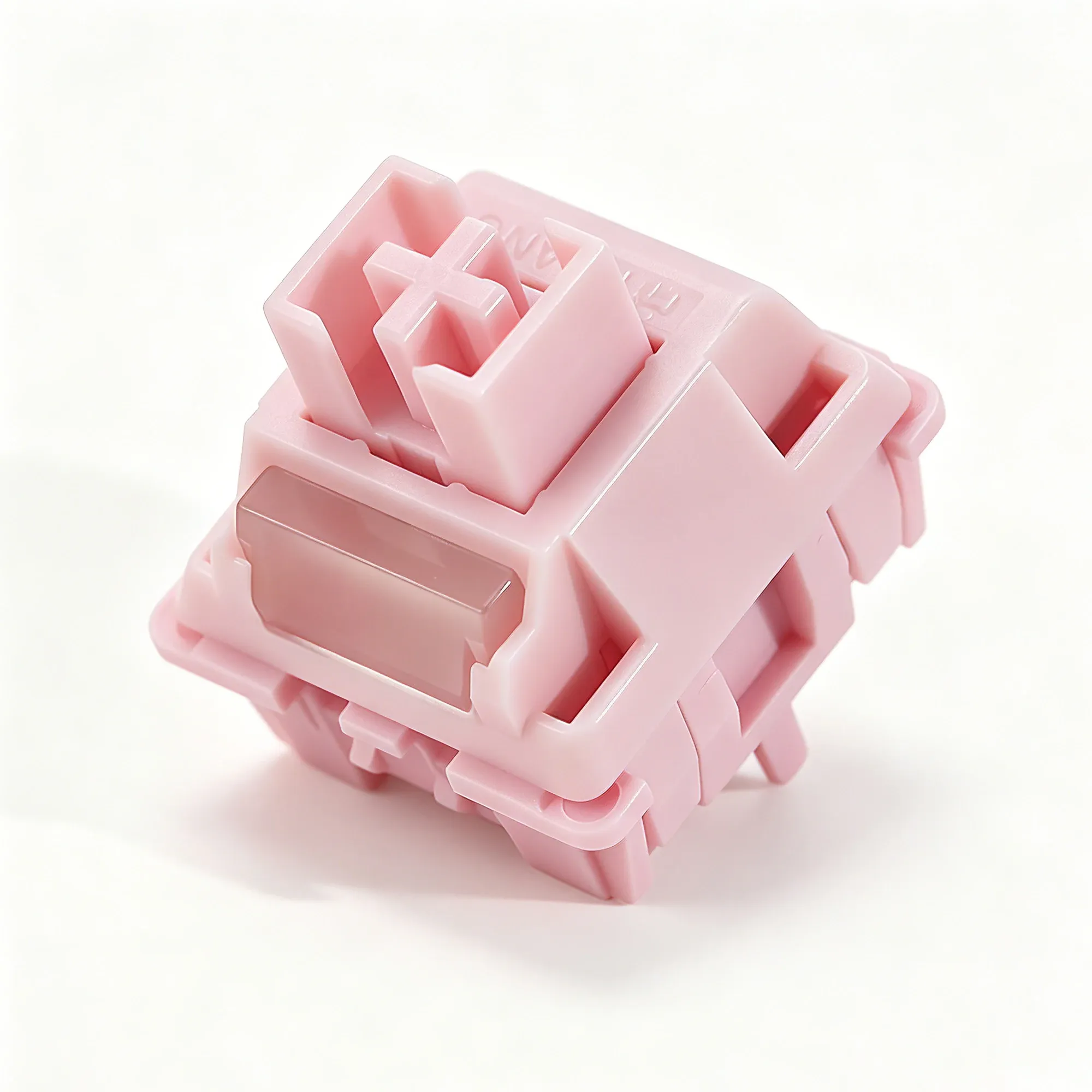 Interrupteurs linéaires HUANO Sakura V2 V3 rose 35gf/42gf à 5 broches, pour clavier mécanique 60 %, boîtier PA66 et tige POM/POK 3