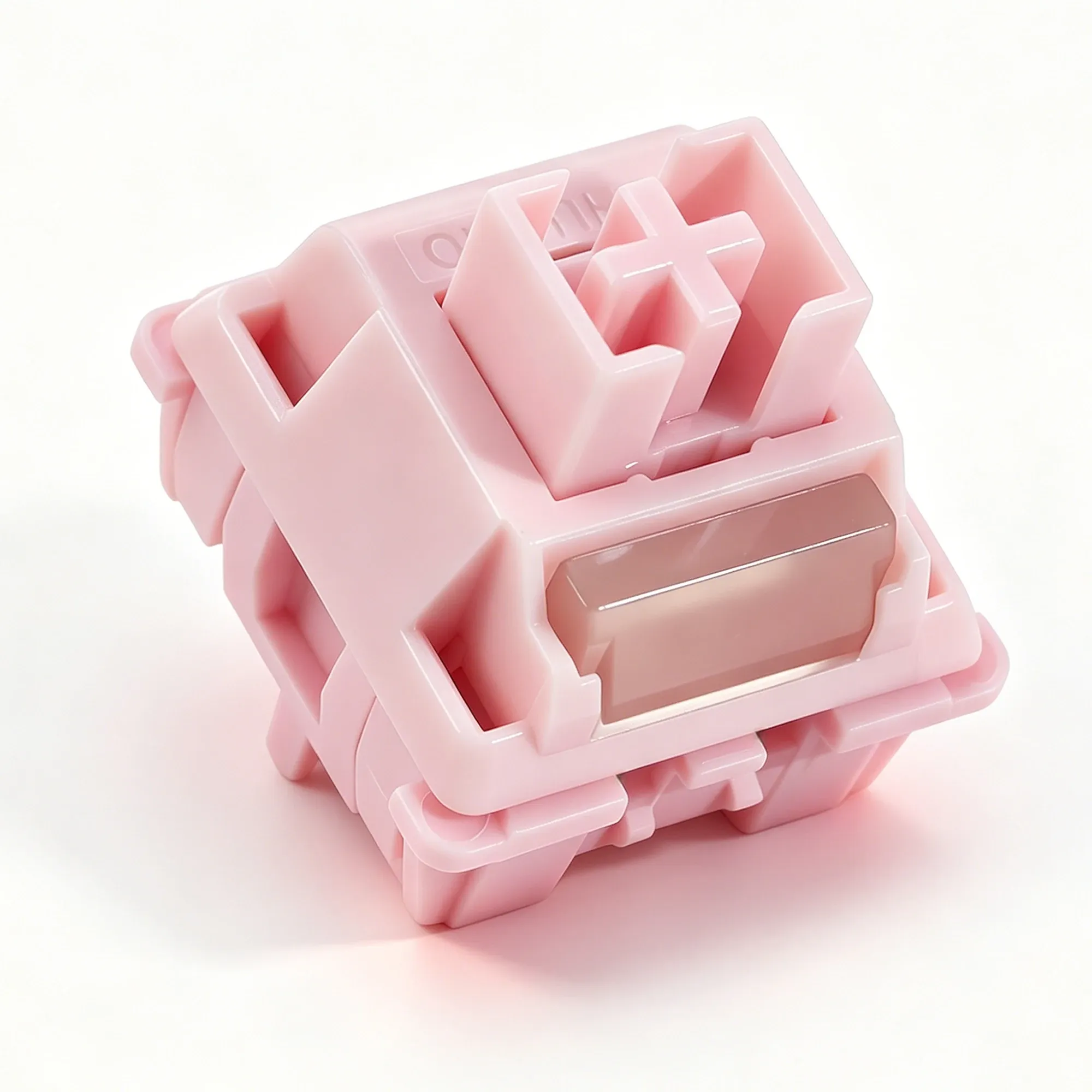 Interrupteurs linéaires HUANO Sakura V2 V3 rose 35gf/42gf à 5 broches, pour clavier mécanique 60 %, boîtier PA66 et tige POM/POK 4