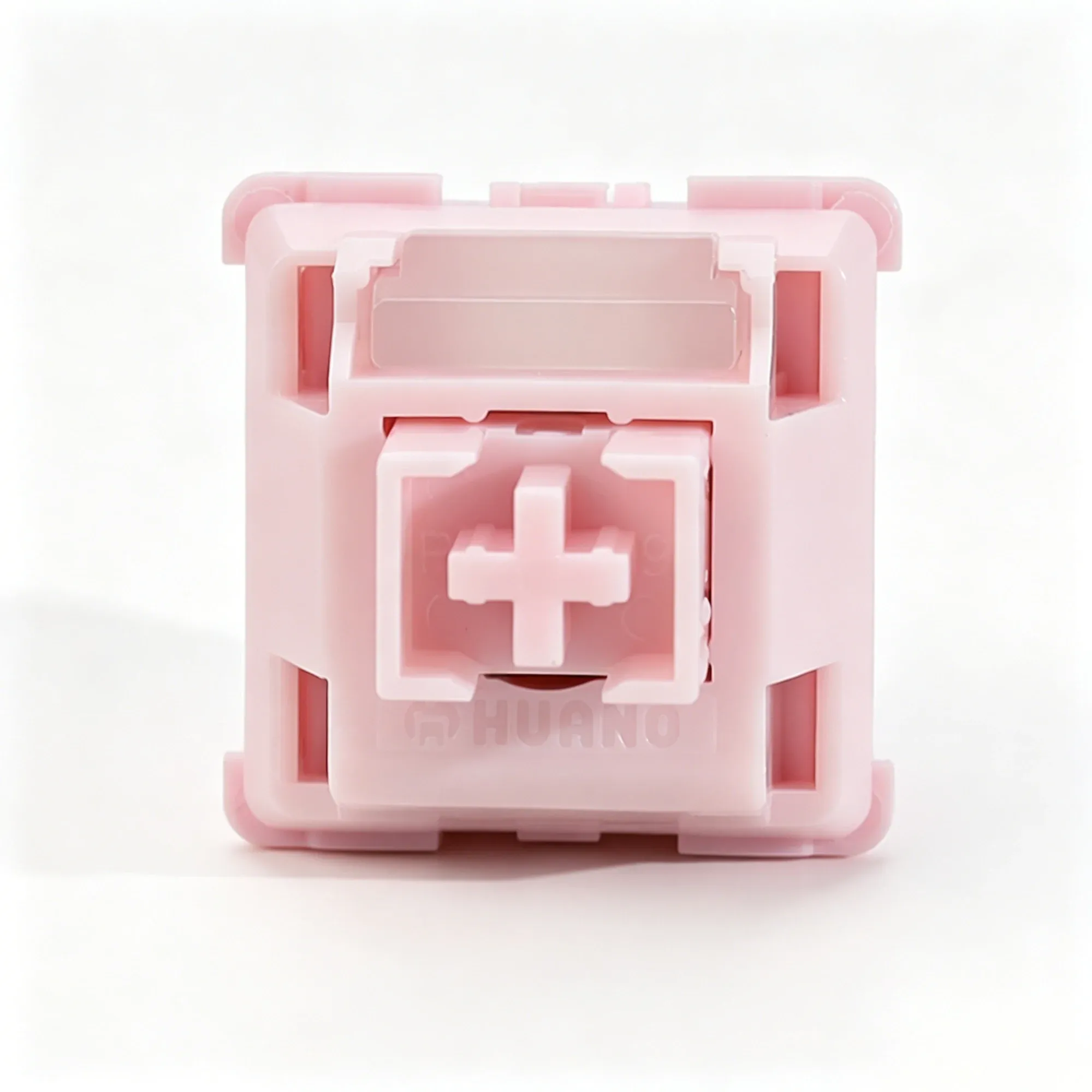 Interrupteurs linéaires HUANO Sakura V2 V3 rose 35gf/42gf à 5 broches, pour clavier mécanique 60 %, boîtier PA66 et tige POM/POK 6