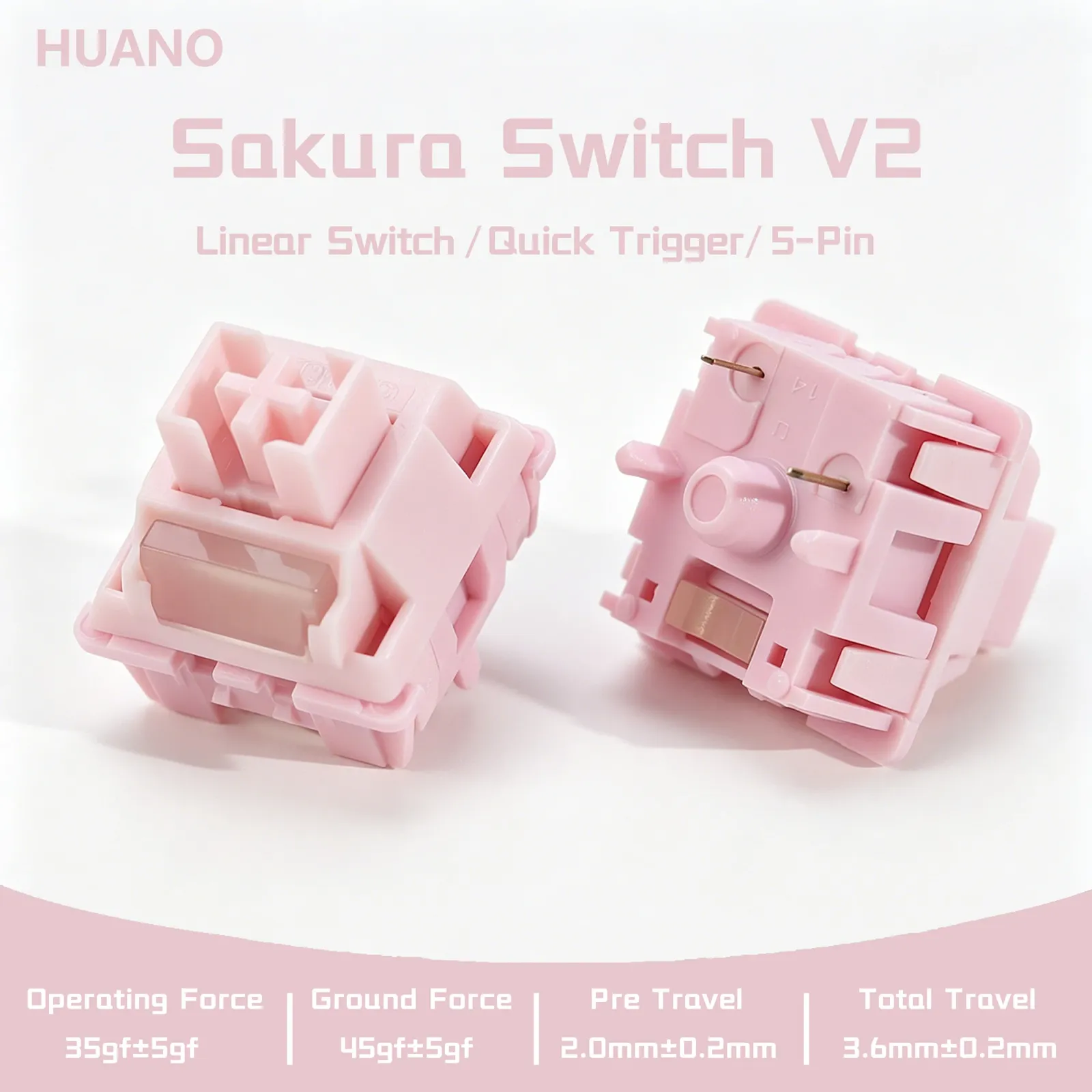 Interrupteur HUANO Sakura, vue d'ensemble