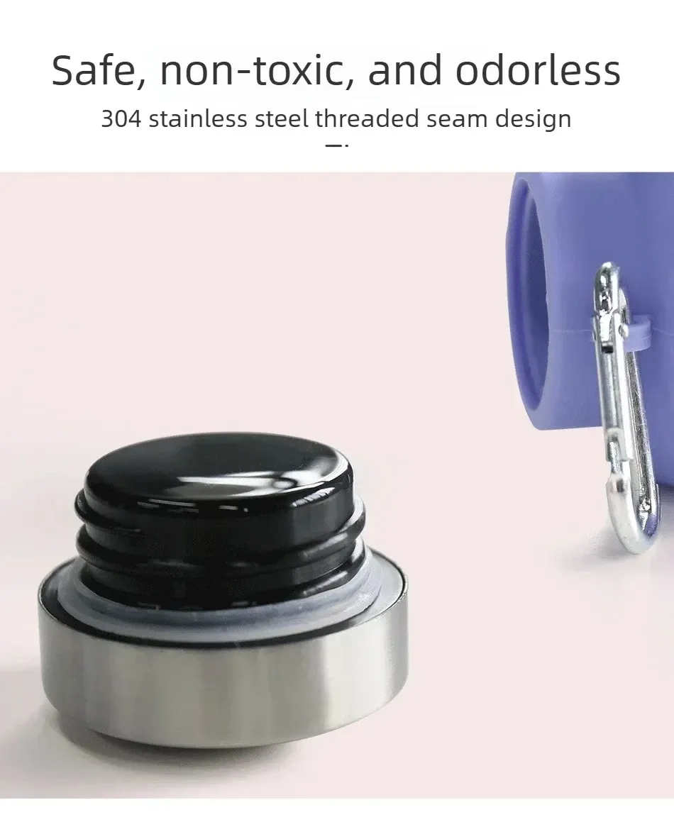 Gourde pliable en silicone, mise en valeur du produit