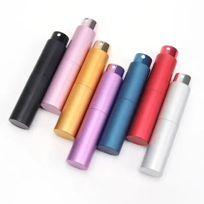Flacon vaporisateur rechargeable de voyage en aluminium, 10 ml 2