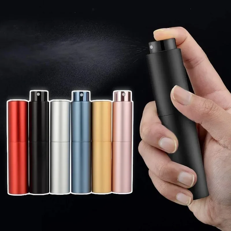 Flacon vaporisateur portable de 10 ml en aluminium
