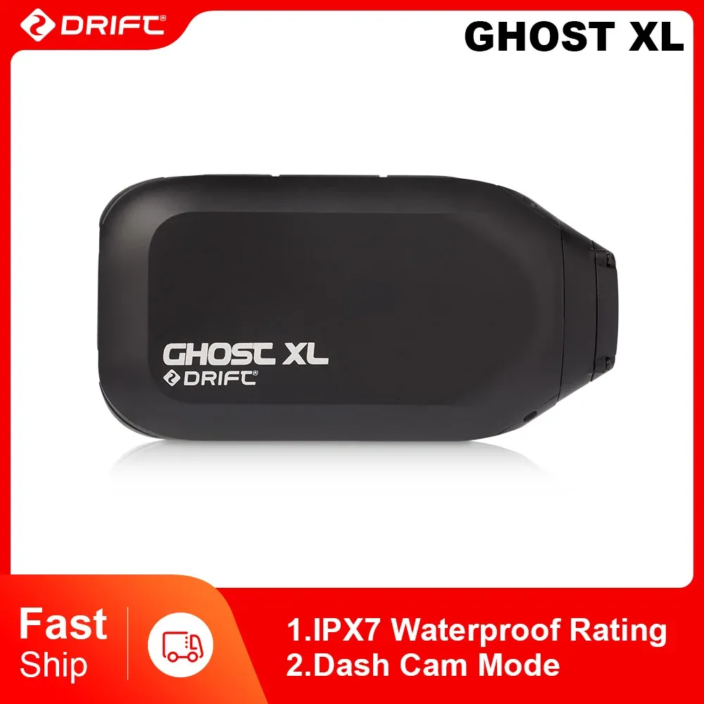 Drift Innovation Caméra d'action XL, vidéo Full HD 1080p, objectif rotatif, mode Dash Cam, étanche IPX7 - Image 1