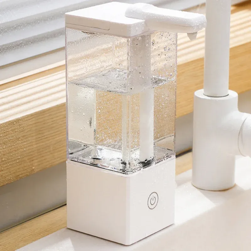 Distributeur de savon automatique rechargeable à capteur sans contact pour cuisine et salle de bain