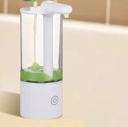 Distributeur de savon automatique rechargeable à capteur sans contact pour cuisine et salle de bain 7