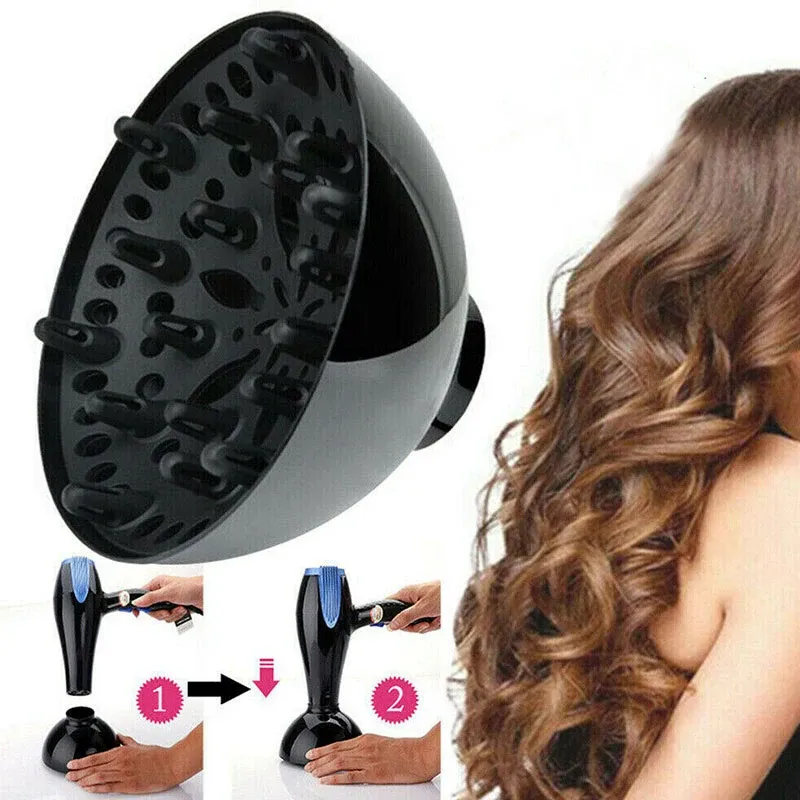Sèche-cheveux universel à diffuseur, grande capuche à vent, accessoires pour salon de coiffure 2