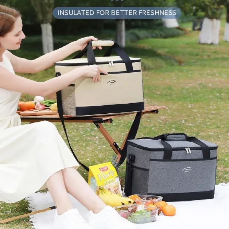 Sac isotherme minimaliste, utilisation en extérieur